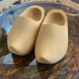 Vintage Small Wooden Clogs